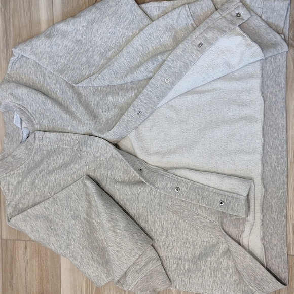 Blair Solid Color Sweater Button Front Closure 2XL - Picture 3 of 7